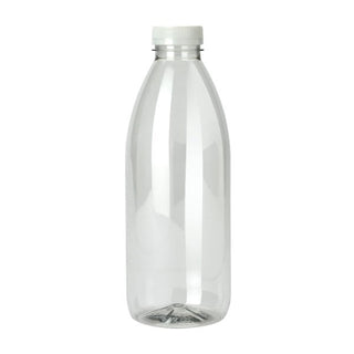 Pack Of 88 1000ml PET Bottles with Tamper Evident Lids