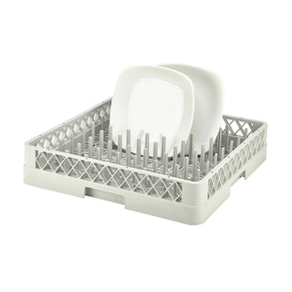 50x50cm Dishwasher Basket for Plates, Lightweight ,Durable Polypropylene Plastic Plate Rack for Commercial Kitchen