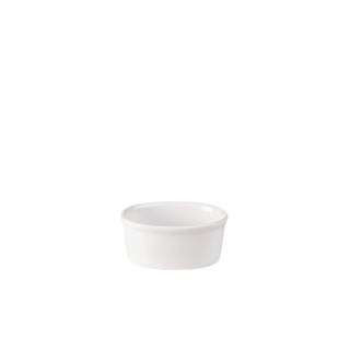 White Ramekins, 5 oz Porcelain Soufflé Dishes for Creme Brulee & Muffin & Pudding, Mini Bowl for Dips & Sauces (Set of 6)