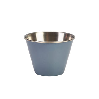 Stainless Steel Ramekin Set – Pack of 24 Stackable Powder-Coated Condiment & Side Dish Cups in 43ml, 71ml and 34cl