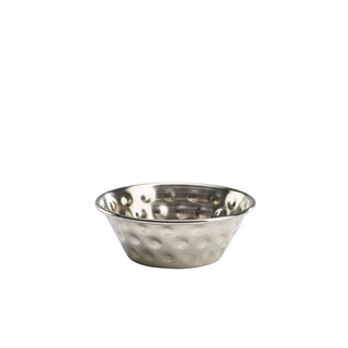 Hammered Ramekin Set of 24 Silver/Copper Stainless Steel Plated Dining Tableware 43ml/1.5oz