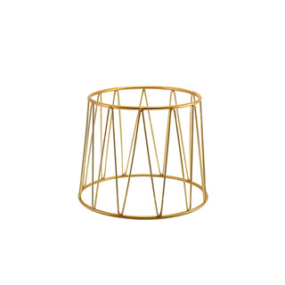 Crown Buffet Riser Set of 1 Iron & Plastic-PVC Copper/Gold Buffet Display 10cm/20cm/30cm