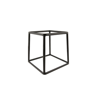 Black Anti-Slip Buffet Riser 8cm/10cm/18cm Set of 1 Steel and Rubber Food Presentation