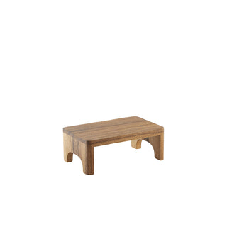 Acacia Wood Buffet Riser GN 1/2/GN 1/3/GN 1/4 Set of 1 Risers for Buffet Catering Food Display