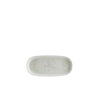 Hygge Oval Dish 21×9.8cm Lunar White/Ocean Set of 12 Porcelain Dishes Dinner Serving