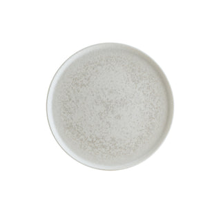Hygge Flat Plate 22cm/28cm Lunar White/Ocean Set of 6 Porcelain Table Top Serving Plates