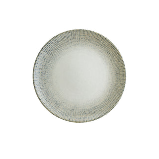Porcelain Sway Gourmet Flat Plate 19cm/21cm/23cm/25cm/27cm Set of 12 Dining Plates