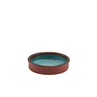 Vitrified Terracotta Tapas Dish Set 7.5cm & 11cm, Reactive Glaze Rustic Colours for Salads & Side Dishes, Oven Safe, Pack of 24
