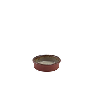 Vitrified Terracotta Tapas Dish Set 7.5cm & 11cm, Reactive Glaze Rustic Colours for Salads & Side Dishes, Oven Safe, Pack of 24