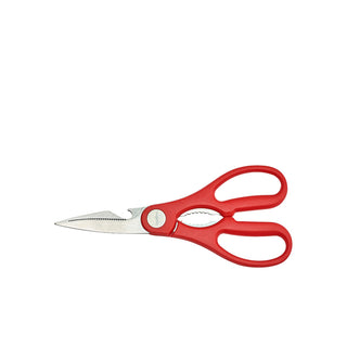 Kitchen Scissors 20.3cm Black/Blue/Red Set of 1 Durable Stainless Steel and ABS Scissors