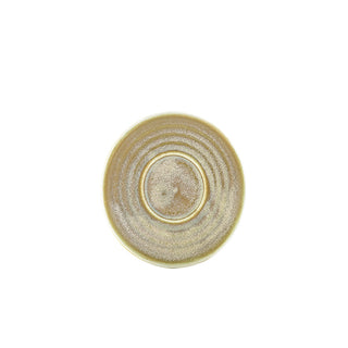 Porcelain Terra Saucer 11.5cm/14.5cm Set of 6 Polished Foot Saucers Table Service
