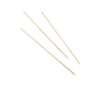 Wooden Skewers 18cm Durable Birch Wood Skewers Biodegradable Eco-Friendly (100pcs)