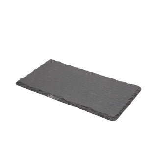 Genware Natural Edge Rectangular Slate Platter / Board (Multiple Sizes)