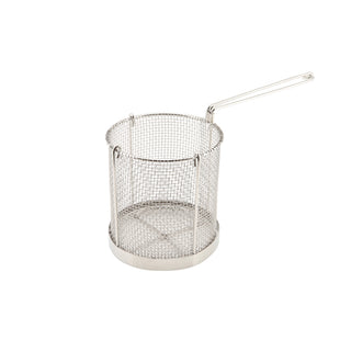 Stainless Steel Spaghetti Basket 2.9L Silver Pasta Cooking Basket Strainers 15cm Diameter