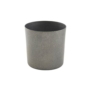CLEARANCE - GenWare Vintage Steel Serving Cup 8.5 x 8.5cm - Pack of 12