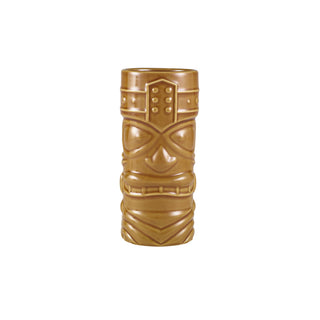 Tiki Mugs for Cocktails 400ml Large Ceramic Hawaiian Cocktail Mug, Tiki Cocktails, Tiki Cups (Set of 4)