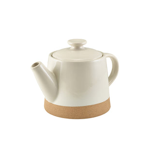 GenWare Kava Stoneware Teapot 48cl - Black, Dark Grey, White - Pack of 6