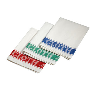 Linen Union Glass Cloth 51 x 76cm Mixed Colours 5Pcs
