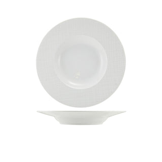 Lavara/Solara Winged Soup Bowl 24cm 20cl Set of 4 Porcelain Soup Bowls Dining Serving