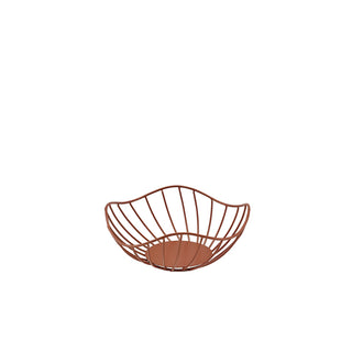 Lotus Leaf Wire Basket Round Serving Presentation Basket (20×8cm & 28.5×10cm Options)