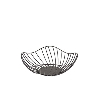 Lotus Leaf Wire Basket Round Serving Presentation Basket (20×8cm & 28.5×10cm Options)