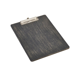 Wooden Menu Clipboard A5/A4 Set of 1 Plywood with Chrome-Plated Steel Clip Menu Display