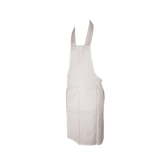 Plain White Fabric Apron